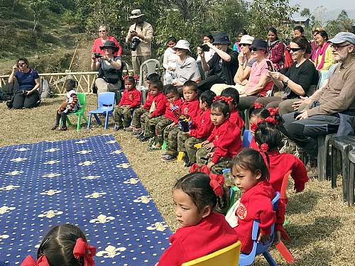 Nursery Children and French Guests